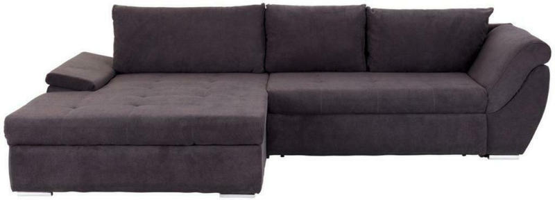 Ecksofa mit Schlaffunktion + Bettkasten Malibu Aubergine