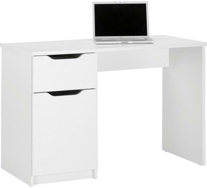 Schreibtisch mit Stauraum B: 115cm H 76cm Westphalen, Weiß