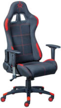 Möbelix Gaming Stuhl Gaming Red mit Armlehnen + Wippmechanik