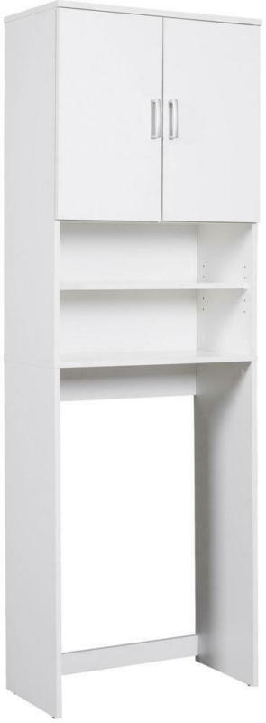 Mehrzweckschrank Arconati Wmü Weiß Holz Dekor BxH 34x189 cm