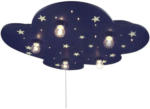 Möbelix Kinderdeckenleuchte Wolke L: 57 cm mit Sternenhimmel