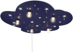 Kinderdeckenleuchte Wolke L: 57 cm mit Sternenhimmel