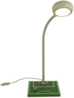 Möbelix LED-Kindertischlampe Fußball Feld Grün/Weiß Schnurschalter