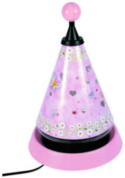 Tischlampe Carousel Margeriten Mulitcolor/Rosa für Kinder