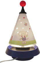 Möbelix Tischlampe Lolo Lombardo Bla/Gelb für Kinder