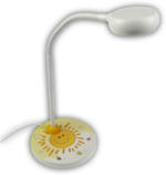 Möbelix LED-Tischlampe Sunny Weiß für Kinder