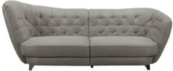 Big Sofa mit Echtem Rücken Retro B: 256 cm Braun