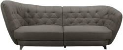 Big Sofa mit Echtem Rücken Retro B: 256 cm Dunkelbraun