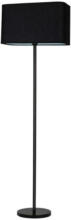 Möbelix Stehlampe Cadre Schwarz mit Fußschalter Rechteckig