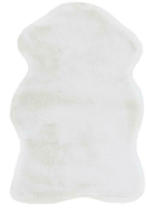 Möbelix Kunstfell Rabbit Weiß 60x90 cm Textil