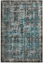 Möbelix Orientalischer Webteppich Blau Ariya 80x150 cm