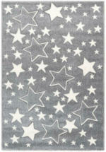 Möbelix Kinderteppich Sterne Silberfarben Tamworth 80x150cm