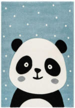 Möbelix Kinderteppich Pandabär Blau Madura 80x150 cm