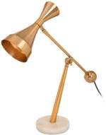 Möbelix Tischlampe Cosima Goldfarben