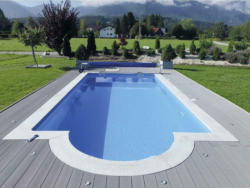 Schwimmbecken-Set Plus Gran Canaria mit Pumpe L: 700 cm