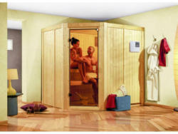 Sauna Toulon mit Ext. Steuerung 196x198x178 cm