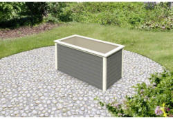 Hochbeet Massiv BxHxT: 173x82x89 cm Terragrau