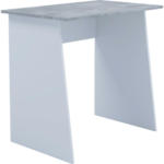 Möbelix Schreibtisch L: 80 cm H: 74 cm Masola Mini Weiß/Beton-Optik