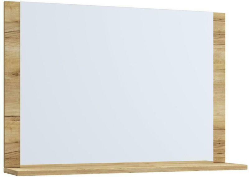 Badspiegel Vcb10 BxH: 60x65 cm mit Ablage Eiche Dekor