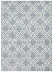 Webteppich Grau/Weiß Carina Cotton 120x170 cm