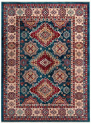 Orientalischer Webteppich Blau Ornament 80x150 cm