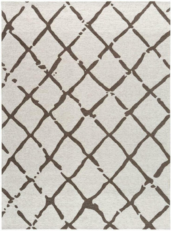 Flachwebteppich Braun/Beige Carina 160x230 cm