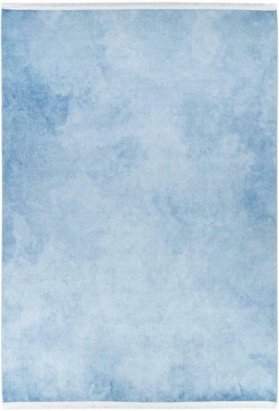 Hochflor Teppich Blau Reyna 120x170 cm