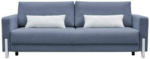 Möbelix 3-Sitzer-Sofa mit Schlaffunkt. Lilli mit Kissen Blau