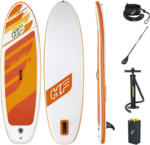 Möbelix Stand Up Paddle Board Aufblasbar, Pumpe, Orange/Weiß