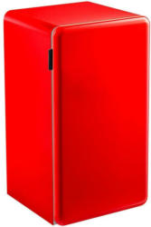 Kühlschrank Kr 1002 Rot 92 L Freistehend mit Gefrierfach