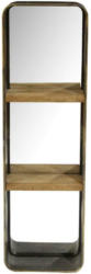 Wandspiegel Eckig BxH: 18x120 cm Metall/Glas mit Ablage