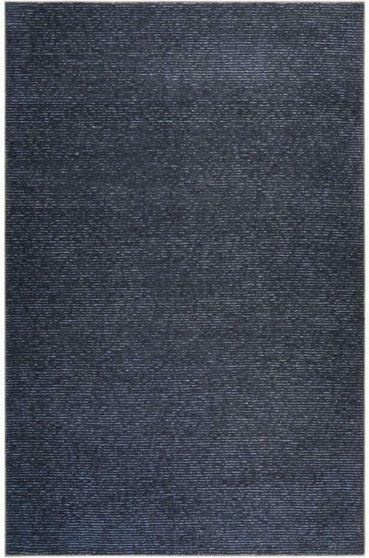 Flachwebteppich Marly Dunkelblau 80x150 cm