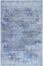 Möbelix Webteppich Grace Blau/Silberfarben 130x190 cm