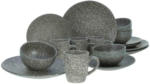 Möbelix Kombiservice Granit Keramik 4 Personen Geschirr Set