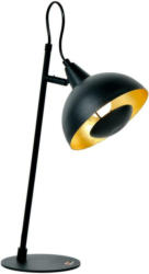 Tischlampe Satellite Schwarz/ Goldfarben mit Kippschalter