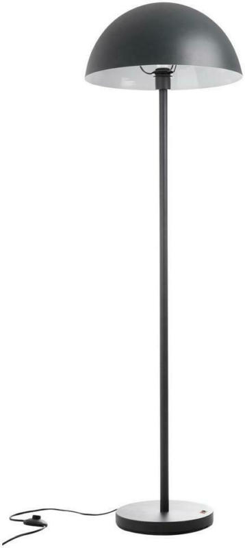 Stehlampe Kalisto Grau mit Fußschalter Rund, Modern