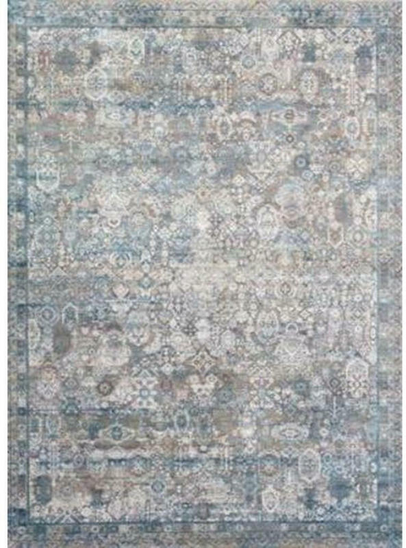 Webteppich Toulon Blau/Grau 200x250 cm