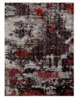 Möbelix Vintage-Teppich Wunderschön Silent Grau/Rot 170x240 cm