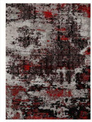 Vintage-Teppich Wunderschön Silent Grau/Rot 200x300 cm
