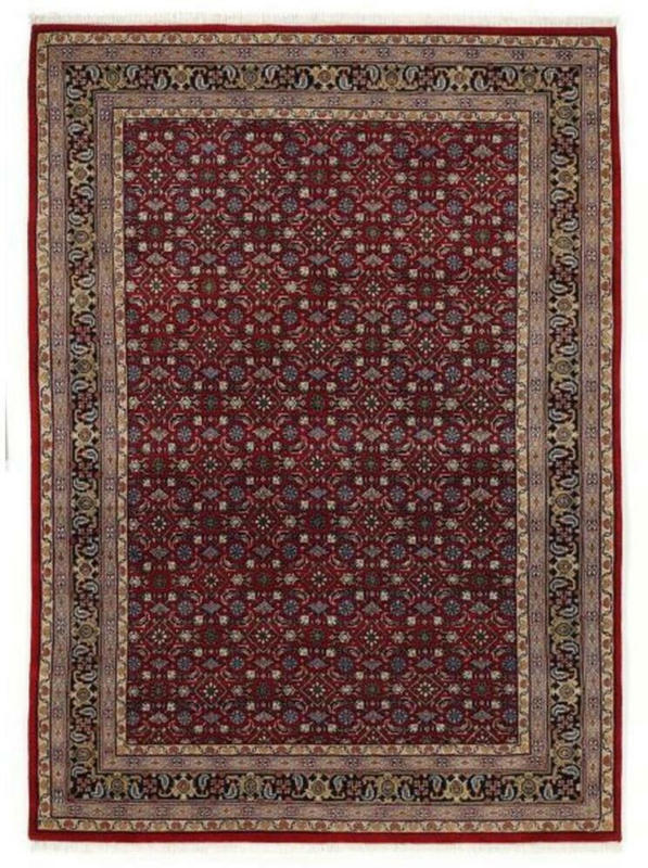 Orientalischer Webteppich Blau/Rot Herati 40x60 cm
