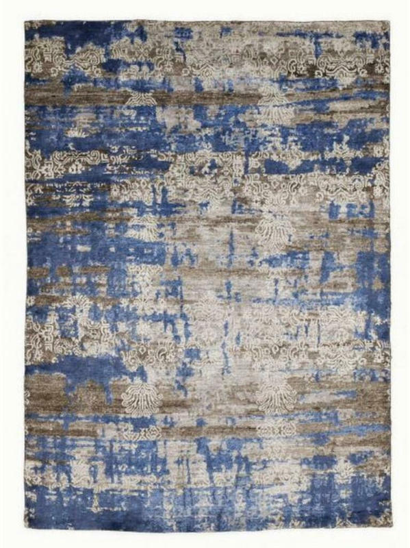 Orientalischer Webteppich Blau Signature Fusion 90x160 cm