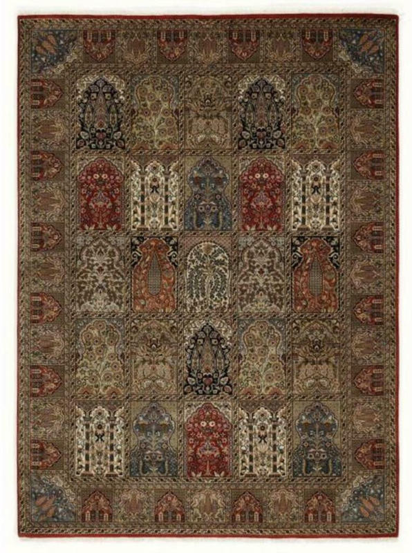 Orientalischer Webteppich Braun/Rot Sonam 120x180 cm