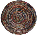 Möbelix Webteppich Sixteen Round Multicolor Rund Ø 200 cm