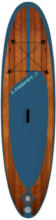 Möbelix Stand-Up Paddle Board Aufblasbar Wood Blau/Braun