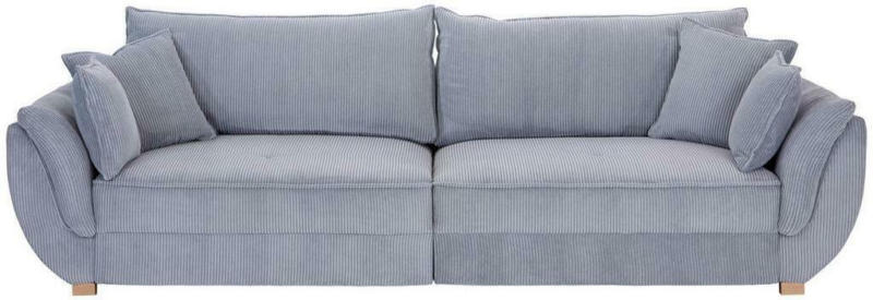 Big Sofa mit Schlaffunktion Guarda B: 301 cm Hellgrau