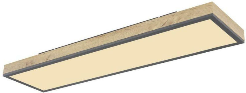 LED-Deckenleuchte Henry L: 80 cm, 1-Flammig, mit Holz