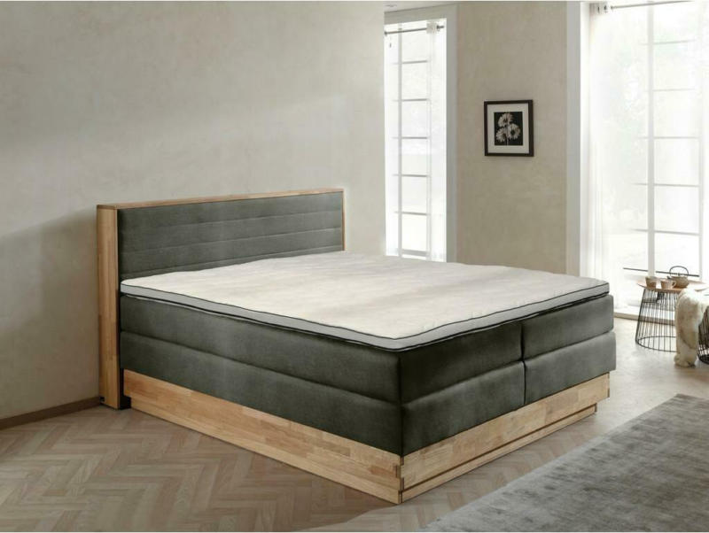 Boxspringbett mit Topper & Bettkasten 180x200 Moneta