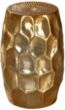 Möbelix Beistelltisch Oriental-Look+ Wasbendesign Jada Goldfarben