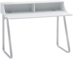 Schreibtisch mit Ablagefläche B: 120 cm H: 72 cm, Weiß
