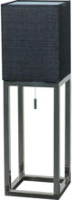 Möbelix Tischlampe Alfa Schwarz mit Zugschalter
